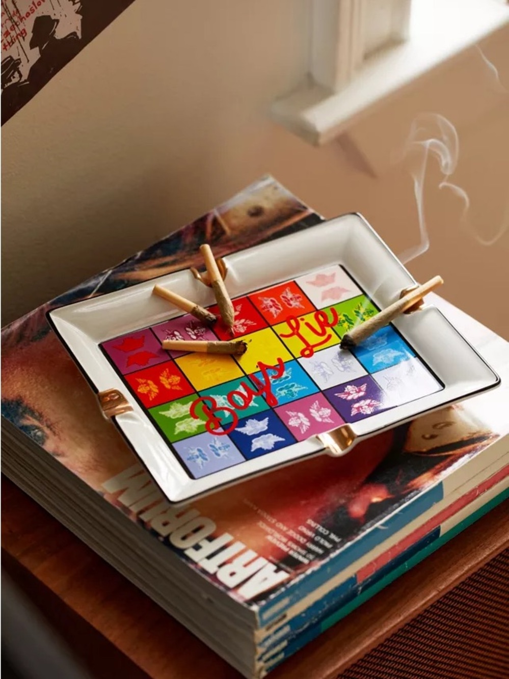 Boys Lie Rainbow Ashtray